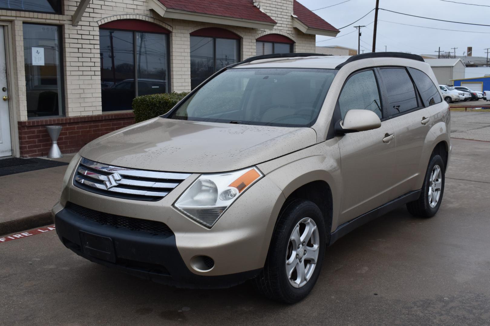 2008 Gold /Tan Suzuki XL-7 Base 2-Row AWD (2S3DA117086) with an 3.6L V6 DOHC 24V engine, 5-Speed Automatic transmission, located at 5925 E. BELKNAP ST., HALTOM CITY, TX, 76117, (817) 834-4222, 32.803799, -97.259003 - Deciding whether to buy a specific car like the 2008 Suzuki XL-7 Base 2-Row AWD depends on various factors, including your personal preferences, needs, and budget. Here are some considerations: Price: Since the car is from 2008, it may be more affordable compared to newer models. All-Wheel Drive - Photo#1